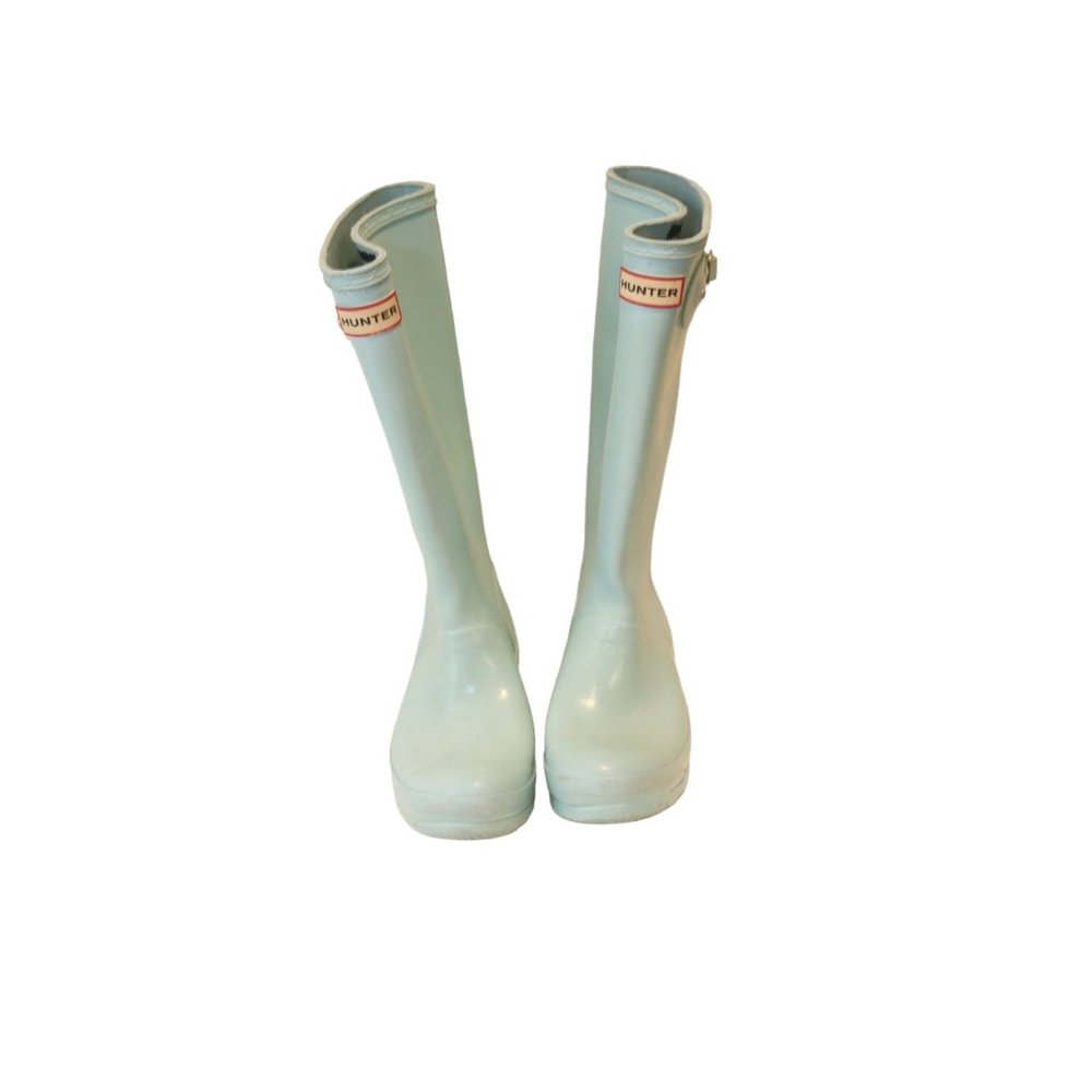Hunter Play Tall Rain Boots in Turquoise 5 - Picture 3 of 7